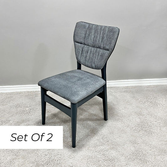 Dinamic Dining Chair - Charcoal Grey  (Set of 2)