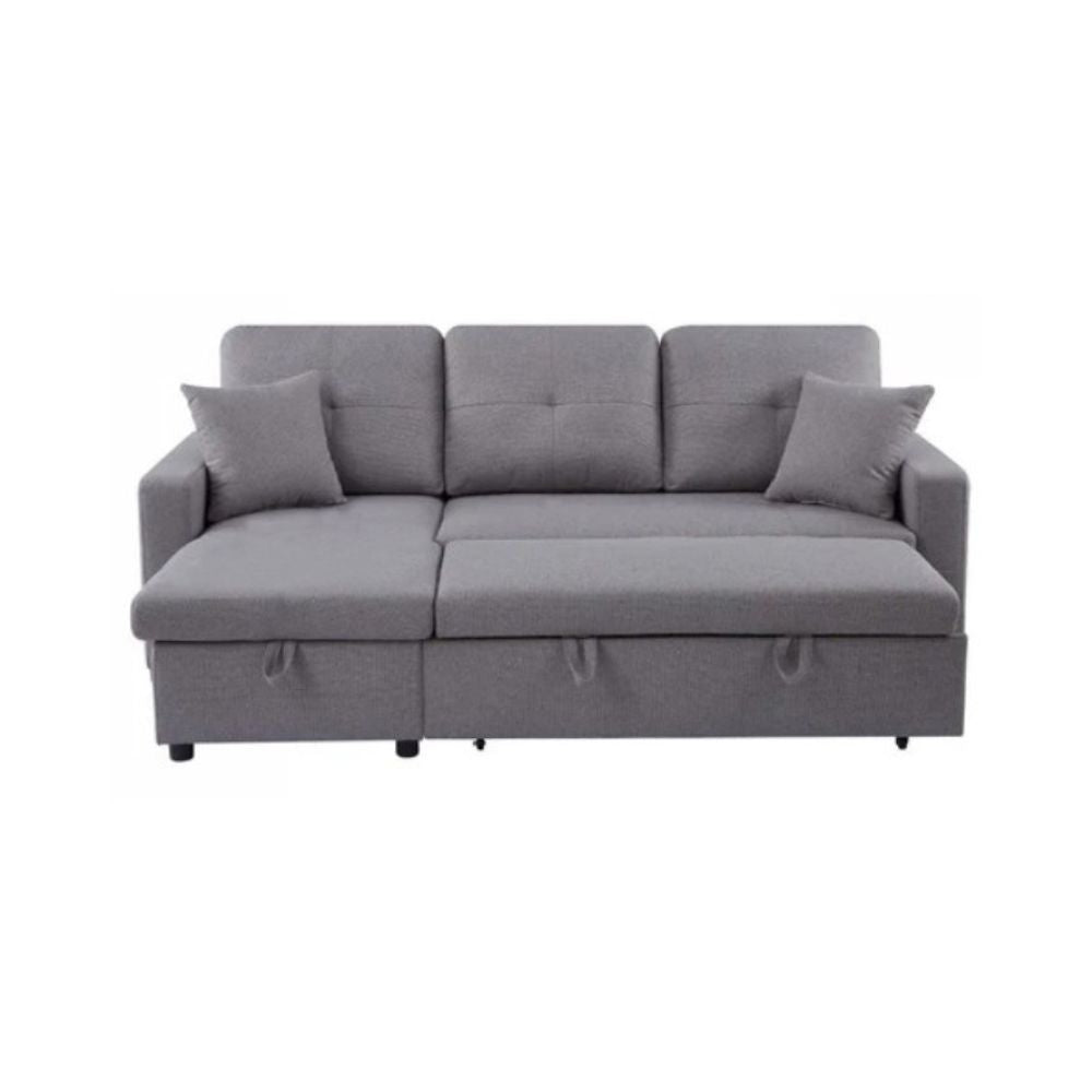 Lincoln Interchangeable Corner Sofa Bed - Grey