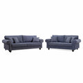 Chelsea Suite - (4 Seater & 3 Seater - Blue)