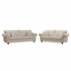 Chelsea Suite - (4 Seater & 3 Seater - Cream)