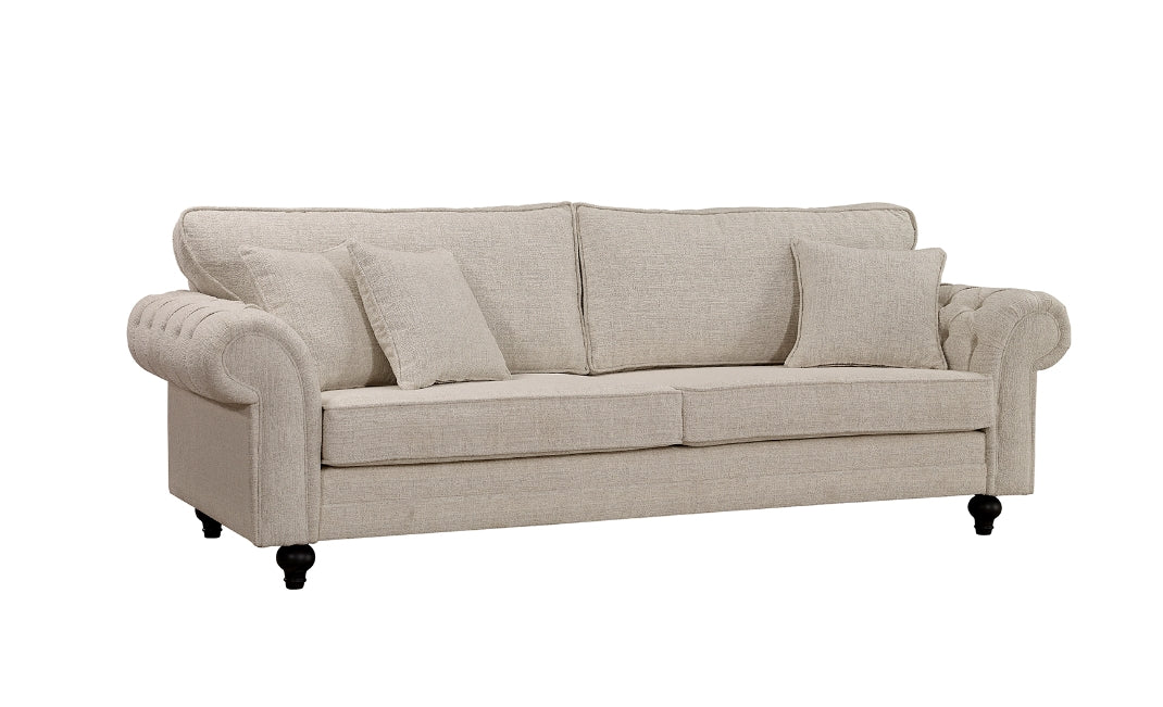 Chelsea Suite - (4 Seater & 3 Seater - Cream)