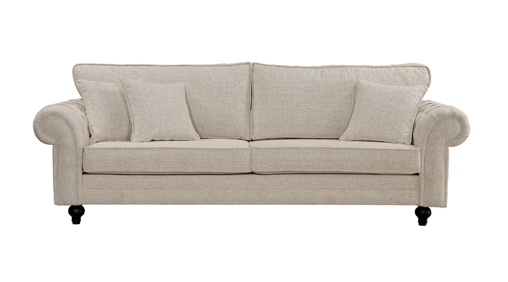 Chelsea Suite - (4 Seater & 3 Seater - Cream)