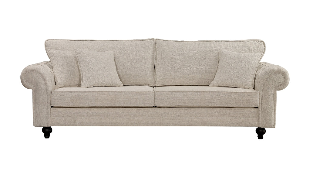 Chelsea Suite - (4 Seater & 3 Seater - Cream)