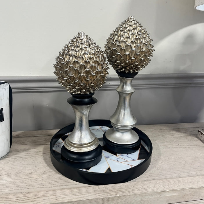 Artichoke Statues (Set of 2)