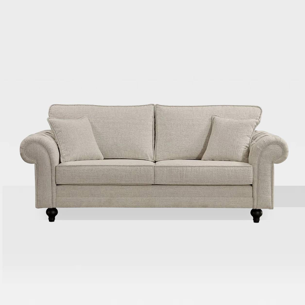 Chelsea Suite - (4 Seater & 3 Seater - Cream)