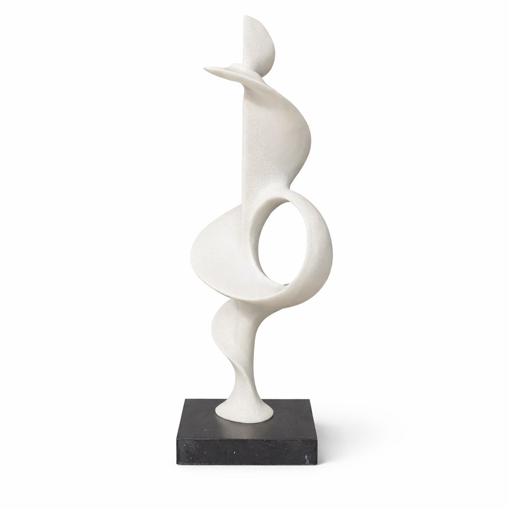 Resin Abstract Spiral Statue
