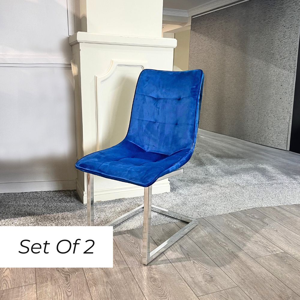 Ollie Dining Chair - Royal Blue (Set of 2)