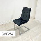 Ollie Dining Chair - Black (Set of 2)