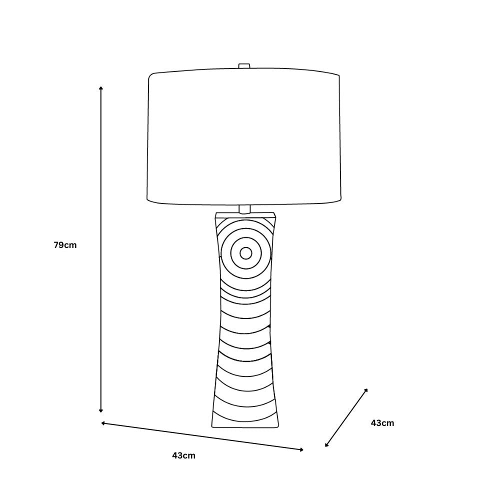 Elina Patterned Table Lamp