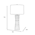 Elina Patterned Table Lamp