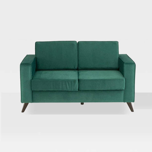 Cara 2 Seater Forest Green Velvet Sofa