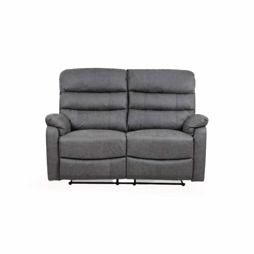 Taylor 2 Seater Recliner - Leather Air - Antique Grey