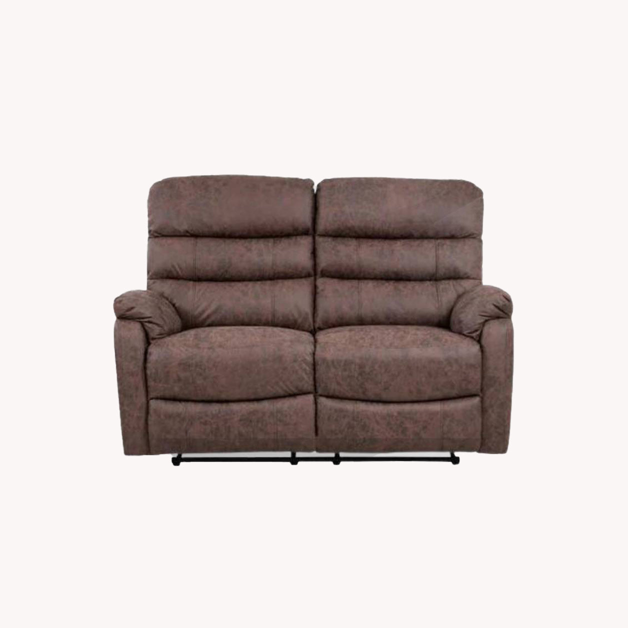 Taylor 2 Seater Recliner - Leather Air - Antique Brown