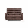 Taylor 2 Seater Recliner - Leather Air - Antique Brown