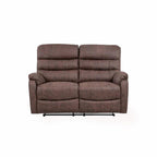 Taylor 2 Seater Recliner - Leather Air - Antique Brown