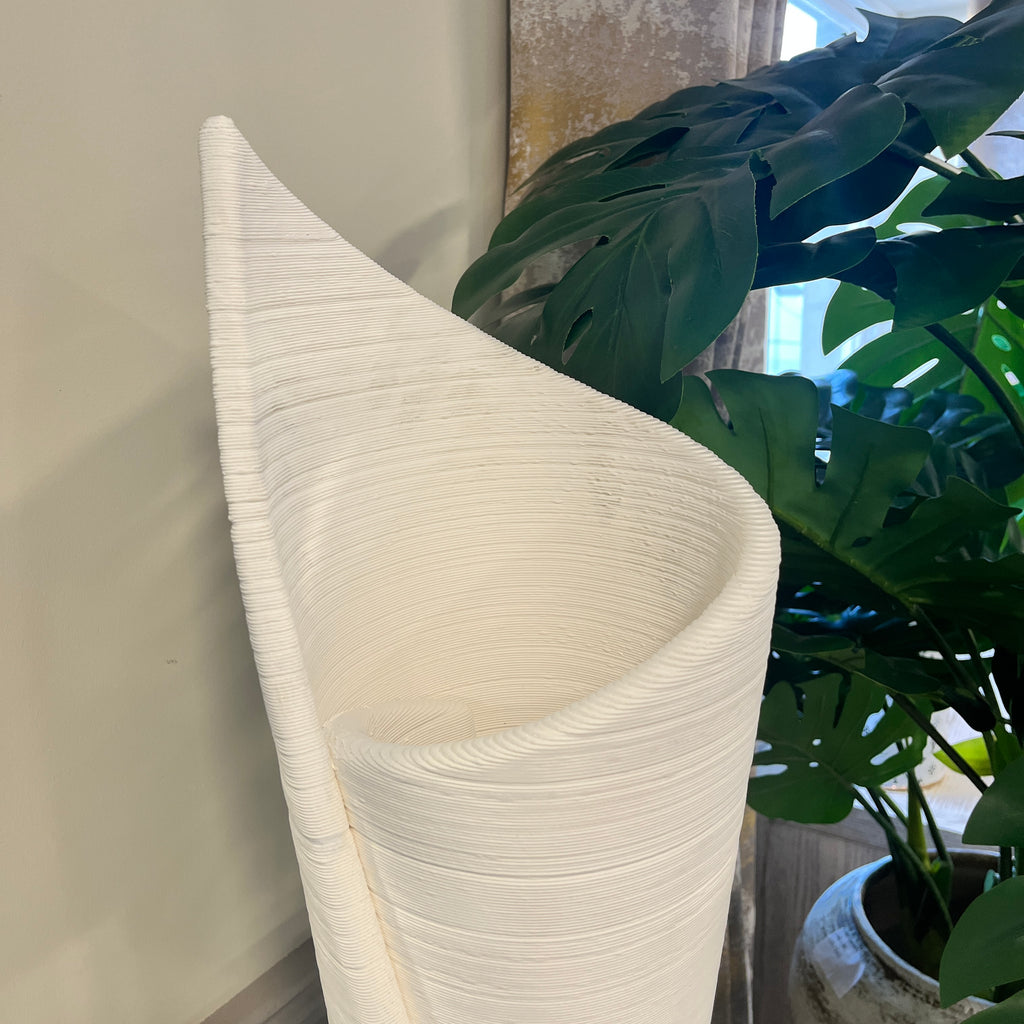 Ceramic White Wrap Vase