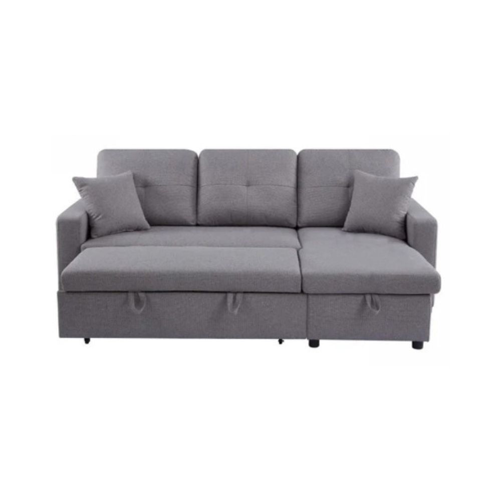 Lincoln Interchangeable Corner Sofa Bed - Grey