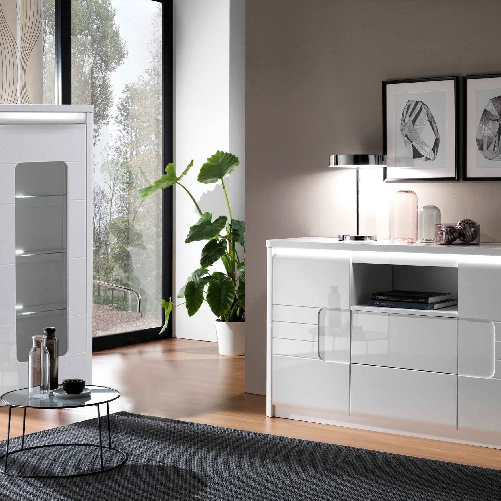 Bellini Cabinet Set - White Gloss