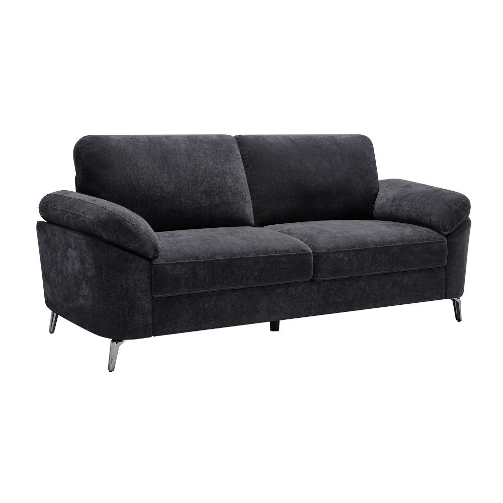 Camden 3 Seater in Black