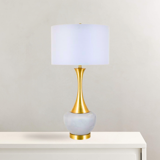Bailey Gold Grey Table Lamp
