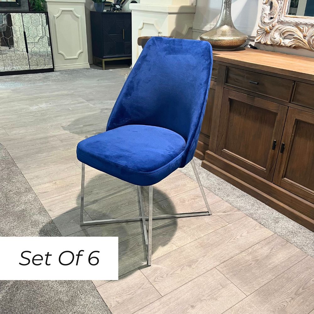 Vip Chair - Royal Blue (Set of 6)