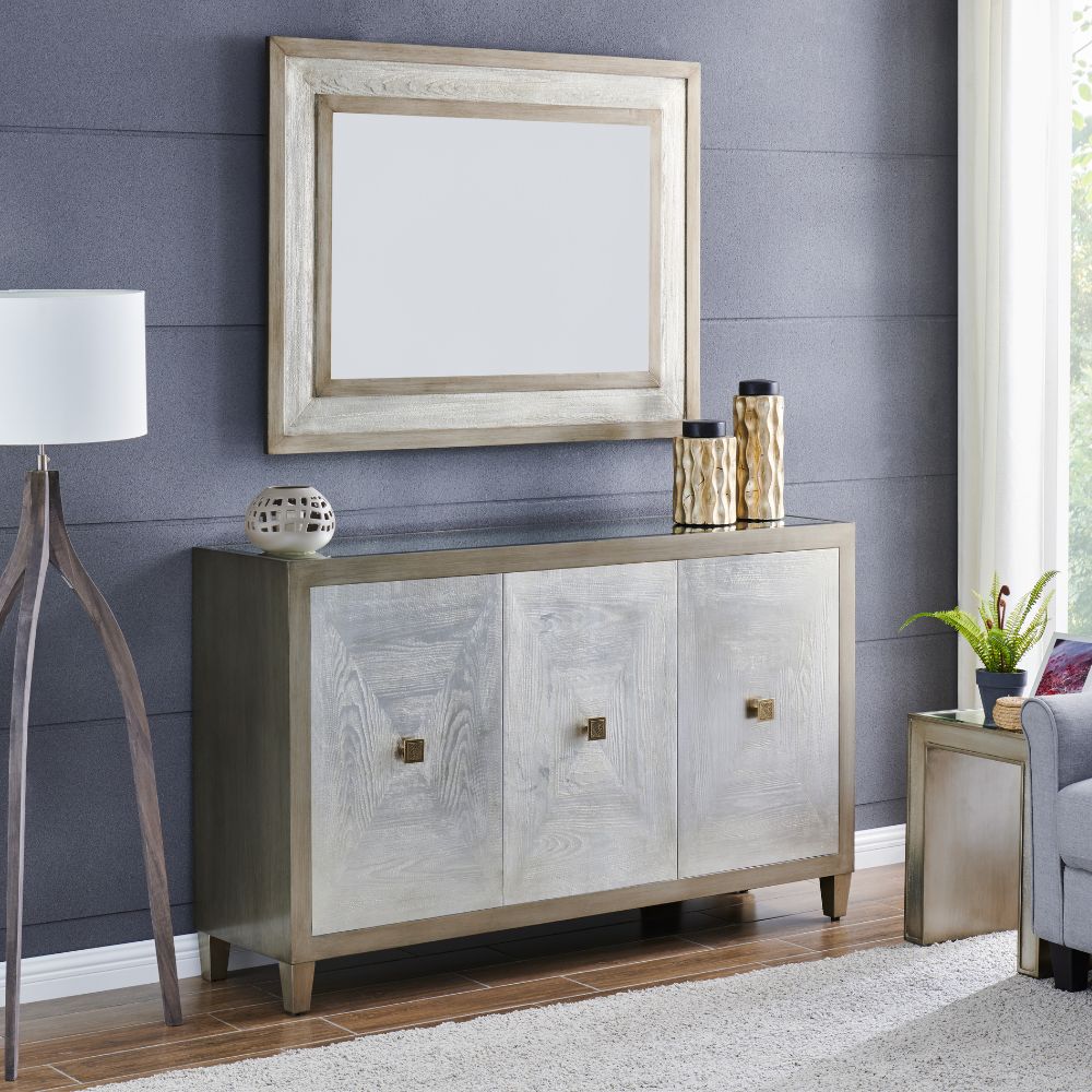 Nova 3 Door Silver Sideboard