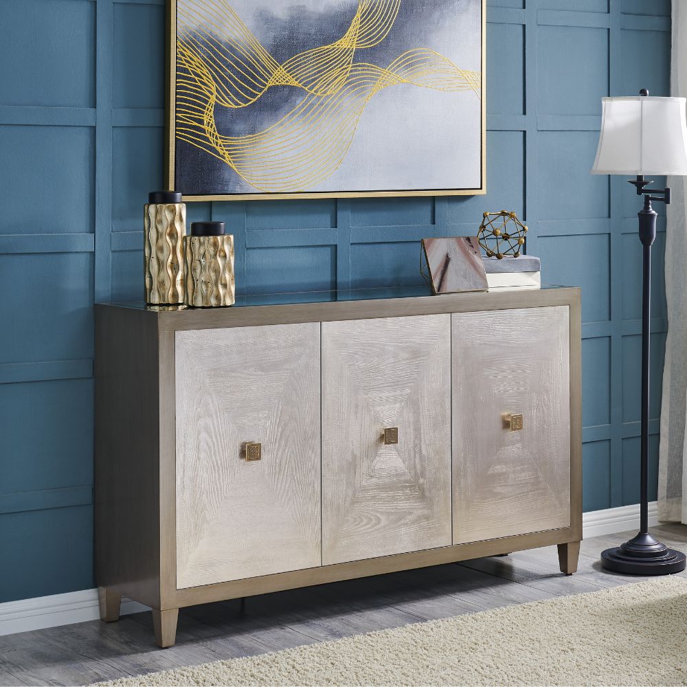 Nova 3 Door Silver Sideboard