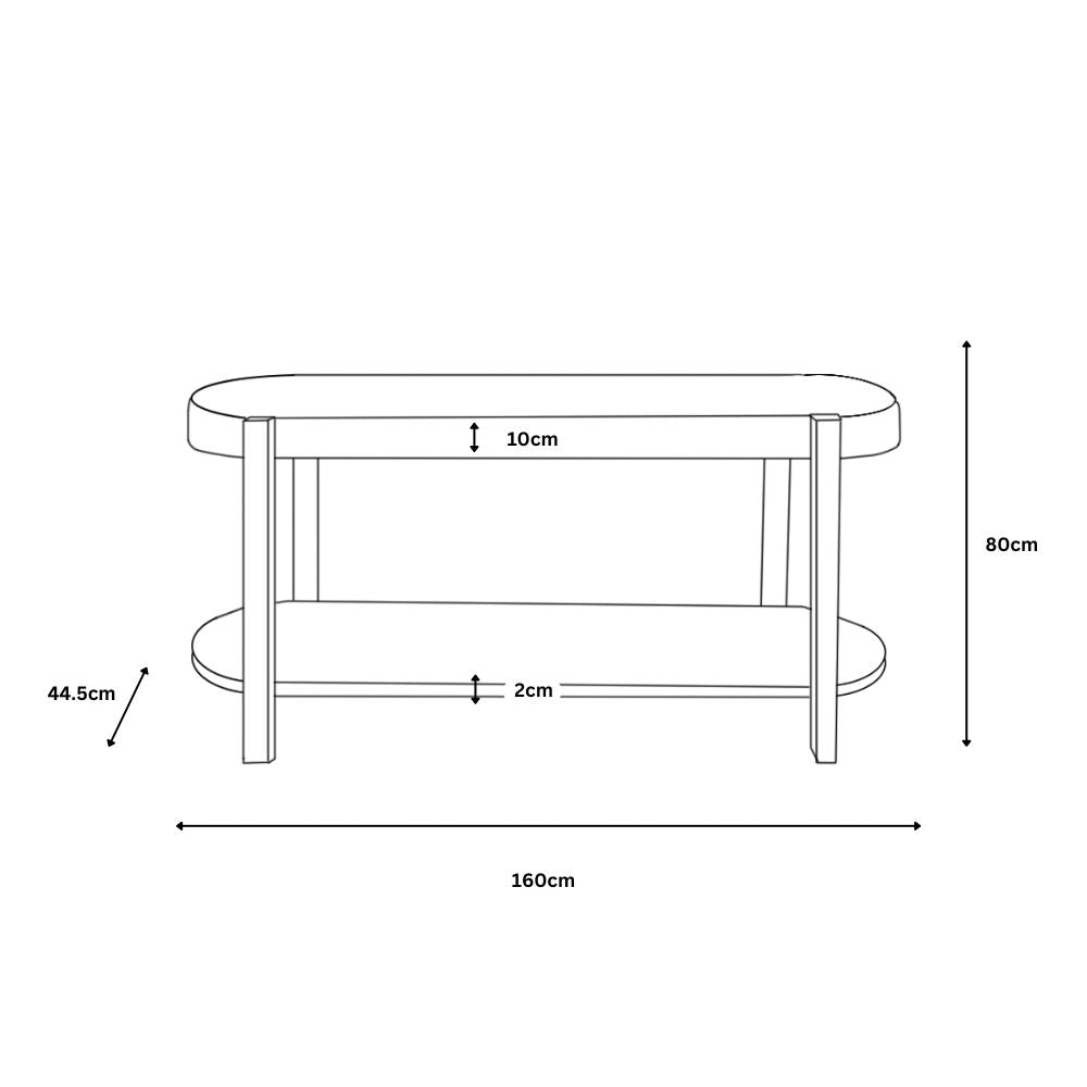 Amber Console Table