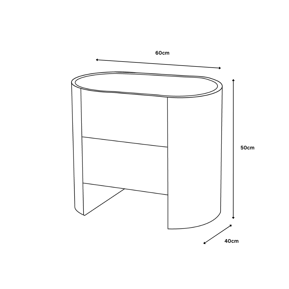 Atlanta 2 Drawer End Table