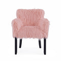 Faux Sheepskin Pink Tub Chair