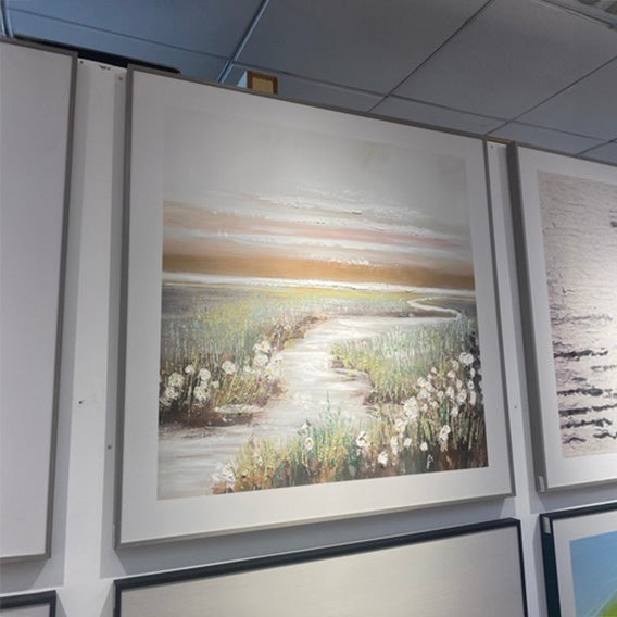 Rivers Dawn Wall Art 80x80cm