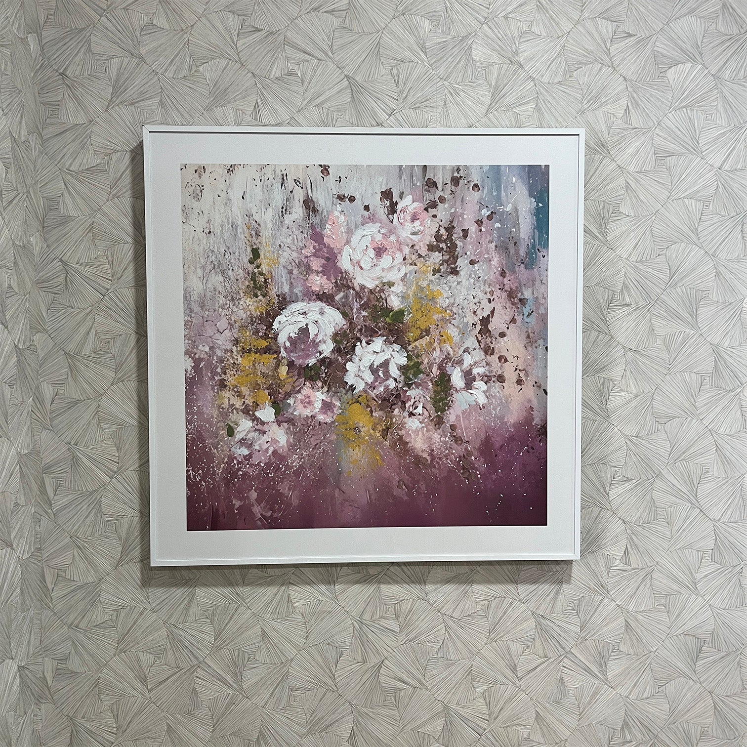 Rose Reverie Wall Art 80x80cm