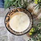 Large Tortoise Shell Confetti Candle