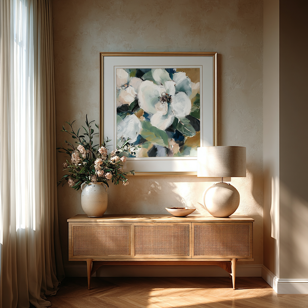 Anemone Blooms Framed Wall Art (A)