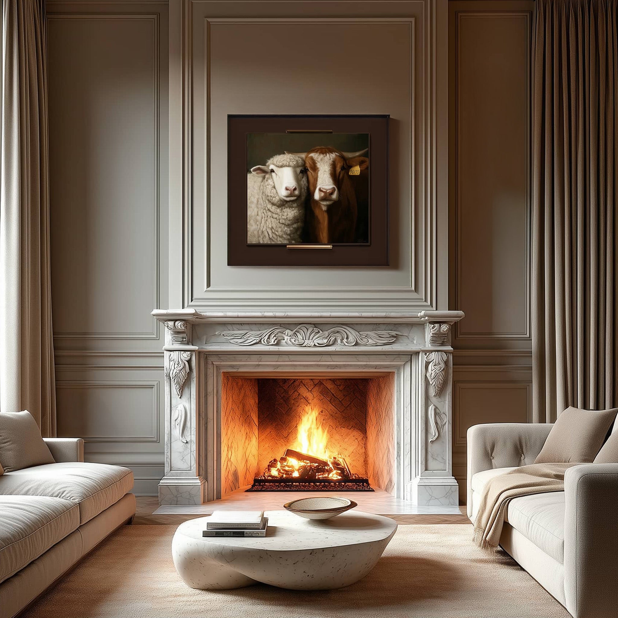 Pasture Pair Wall Art