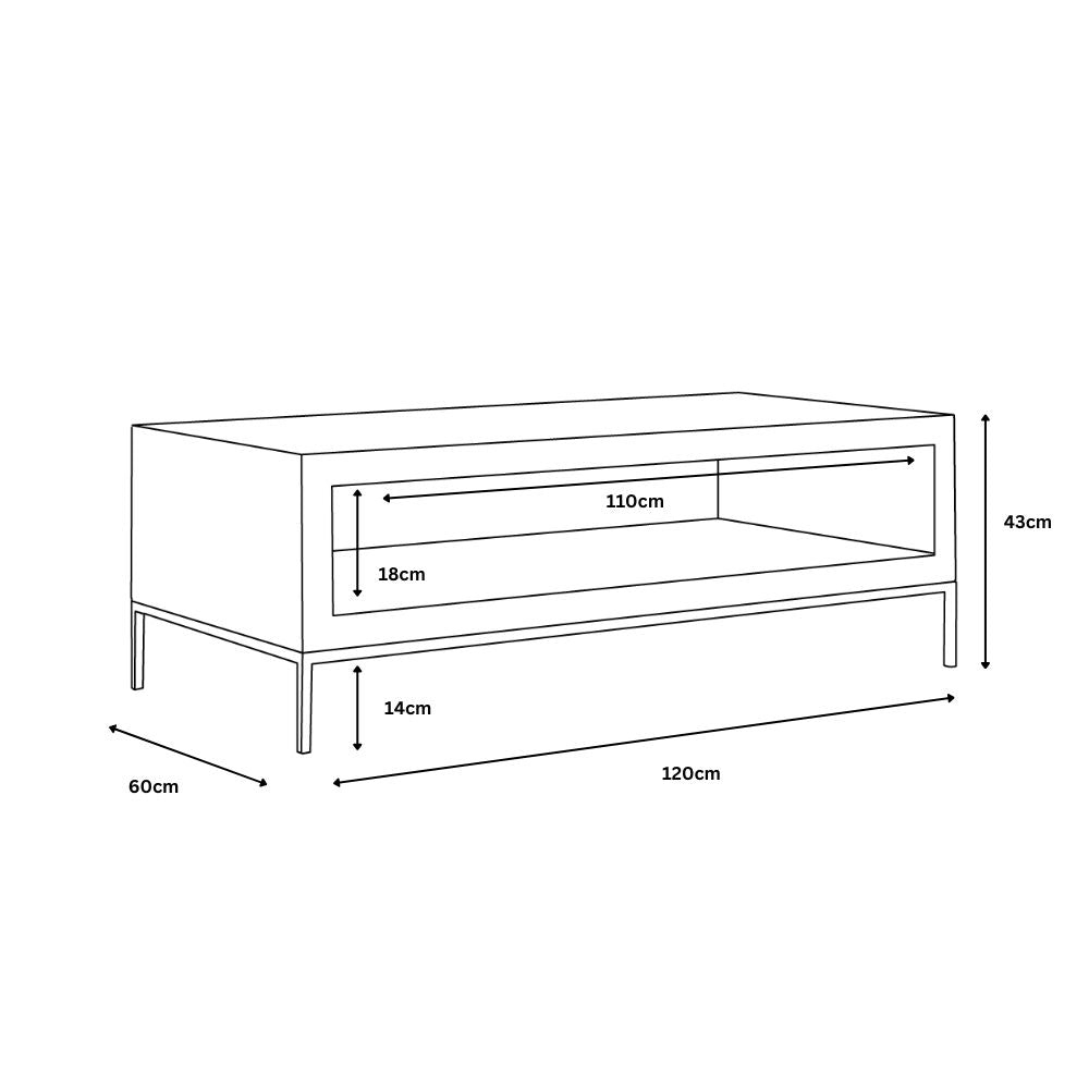Brixton Black Coffee Table