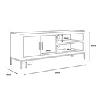 Brixton Black TV Unit