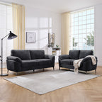 Camden 3 Seater in Black