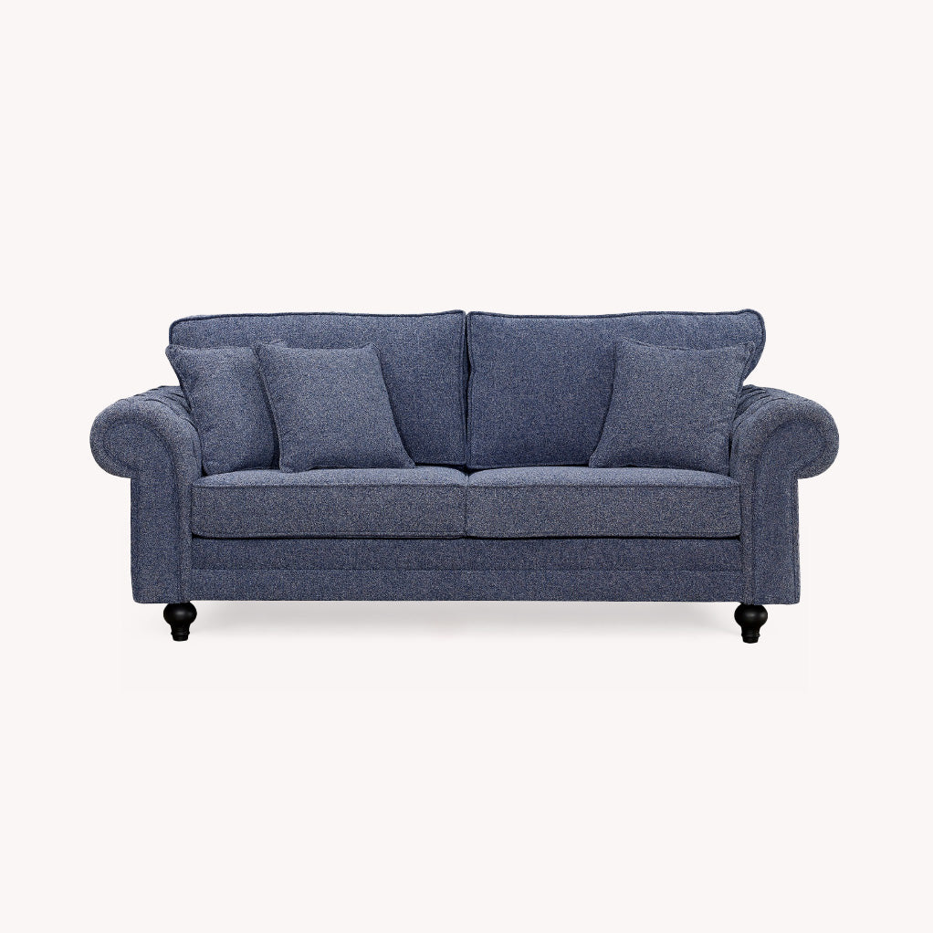 Chelsea 3 Seater Blue Sofa
