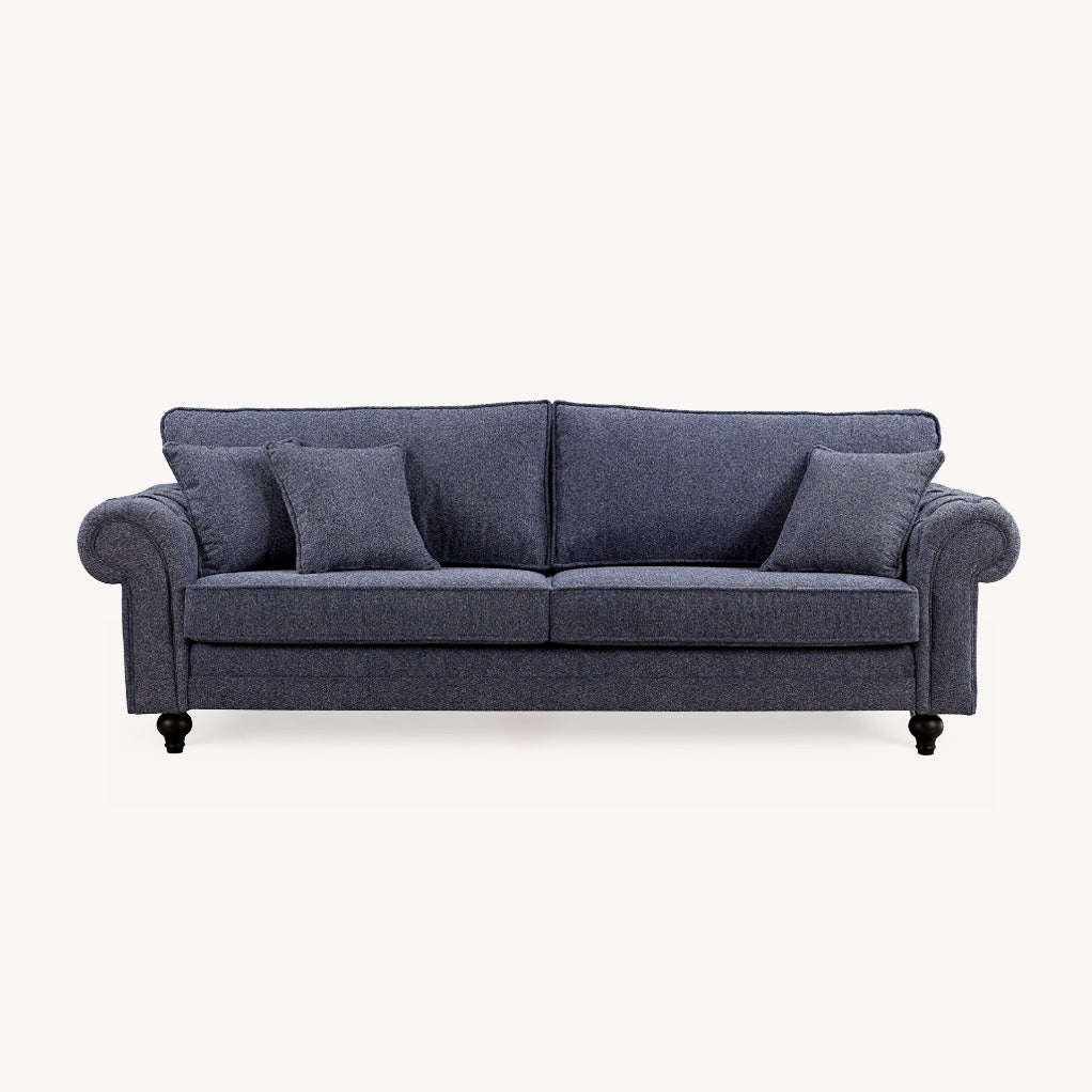 Chelsea 4 Seater Blue Sofa