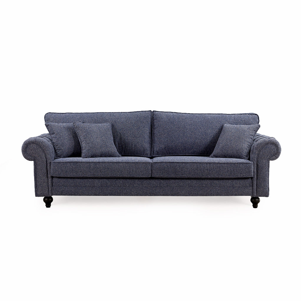 Chelsea 4 Seater Blue Sofa
