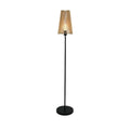 Wooden Slat Floor Lamp