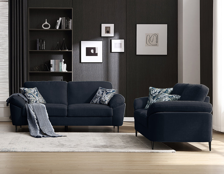 Camden 3 Seater in Black