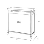 Carter 2 Door Grey Chest