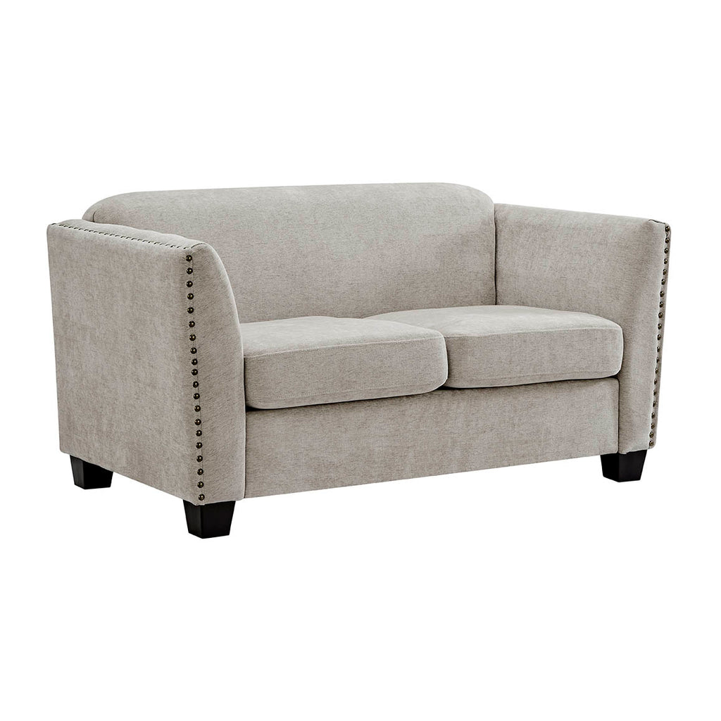 Dawson Studded 2 Seater Cream Sofa