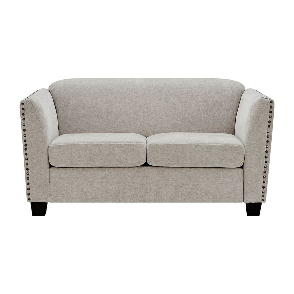 Dawson Studded 2 Seater Cream Sofa
