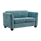Dawson Studded 2 Seater Teal Sofa