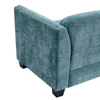 Dawson Studded 3 Seater Teal Sofa