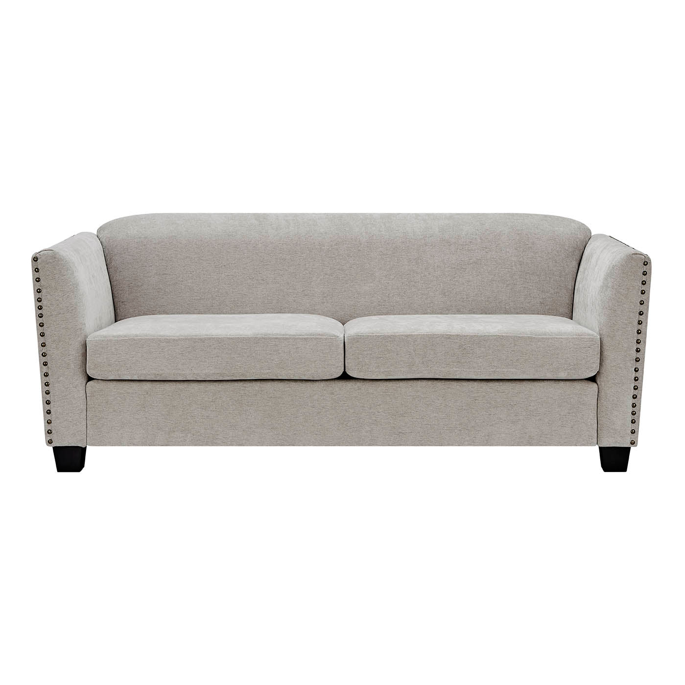 Dawson Studded 3 Seater Cream Sofa