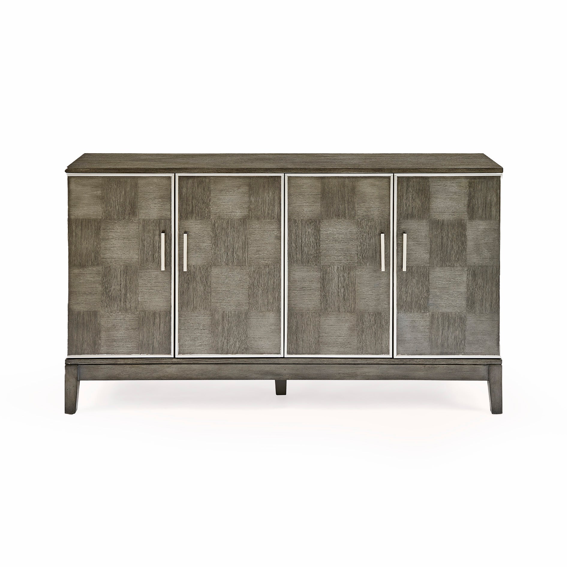 Gambet Patterned Grey/ Black Sideboard